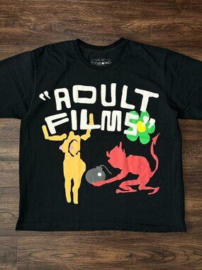 Cactus Plant Flea Market ADULT FILMS Mens XL Shirt Tee Black Printed Made USA